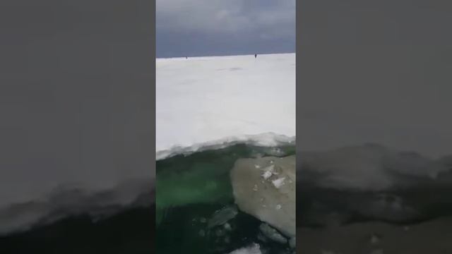 В заливе Мордвинова оторвало лед смотреть онлайн