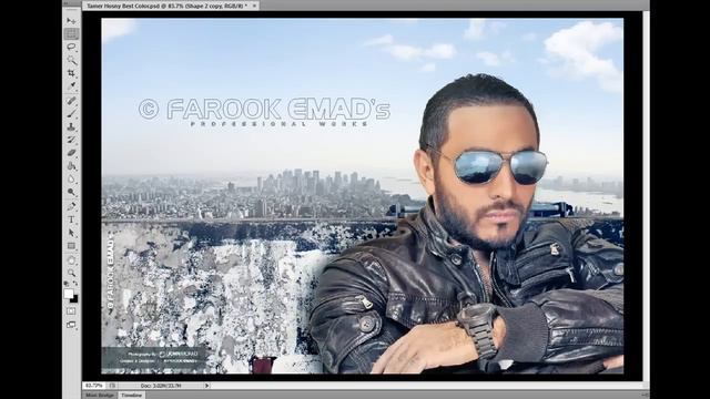 Making Of TAMER HOSNY POSTER PSD LAYERS VIDEO #4 Photoshop CS6 смотреть онлайн