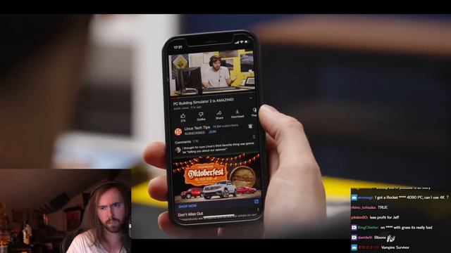 YouTube SHOULD charge for 4͏͏K | Asmongold Reacts to Linus Tech Tips смотреть онлайн