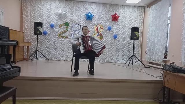 Б. Самойленко ,,Полька,, исполняет Кирилл Стрельцов. смотреть онлайн