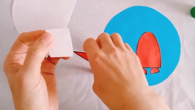 Дед Мороз из бумаги. Сантаклаус. самая простая аппликация. #сантаклаус #поделки #аппликация смотреть онлайн