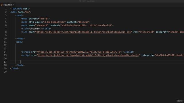 02 - Getting Started with Vue - 002 Using Vue with a CDN (npm comes later) смотреть онлайн