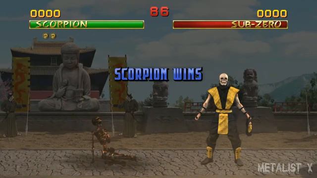 Mortal Kombat HD Remake Demo - Gameplay - Scorpion vs Sub-Zero смотреть онлайн