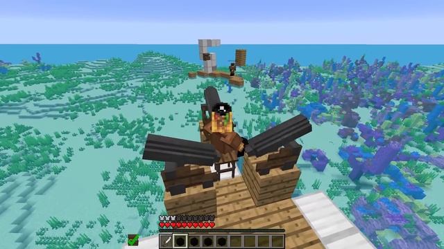 НА АБОРДАЖ! ПИРАТЫ КАРИБСКОГО МОРЯ! ВОЙНЫ ПИРАТОВ В МАЙНКРАФТ НУБ ПРОТИВ ПРО МУЛЬТИК смотреть онлайн