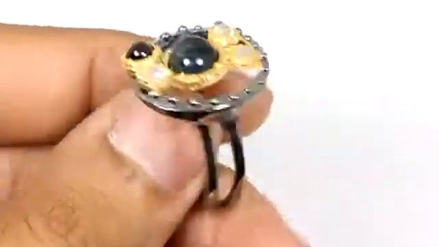 Сапфир, серебро 925, кольцо ручная работа, 456КС смотреть онлайн