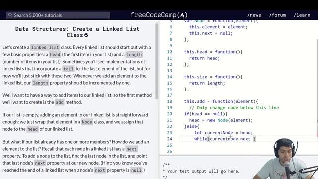 100 Algorithm Challenge & Data Structures (Web Development Day 11) part 2- [Road to a Job] смотреть онлайн
