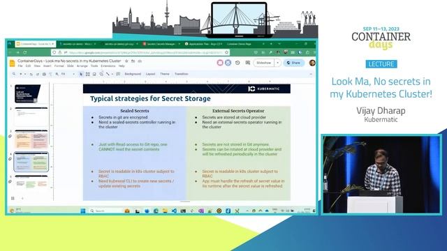 Look Ma, No secrets in my Kubernetes Cluster! - Vijay Dharap смотреть онлайн