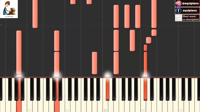 MY WAY (1969) FRANK SINATRA - TUTORIAL - Piano cover + sheet music смотреть онлайн