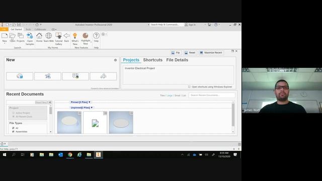 Create STEP file and Render Image Using Inventor смотреть онлайн