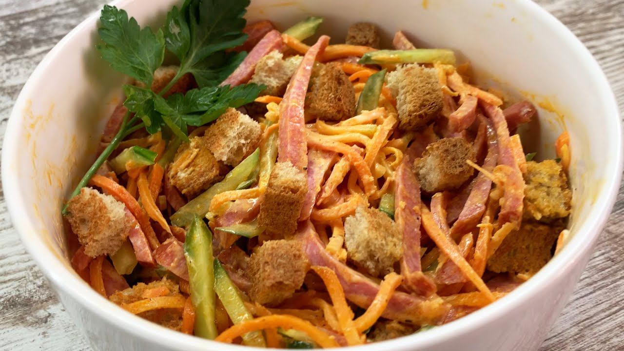 САЛАТ «Венеция» на скорую руку! Очень вкусный свежий салатик