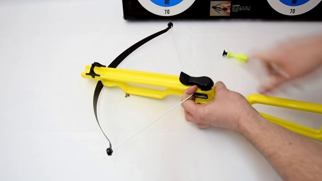 Арбалет детский Interloper, желтый с присосками