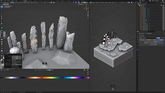 ? Arctic Environment - Blender Timelapse смотреть онлайн