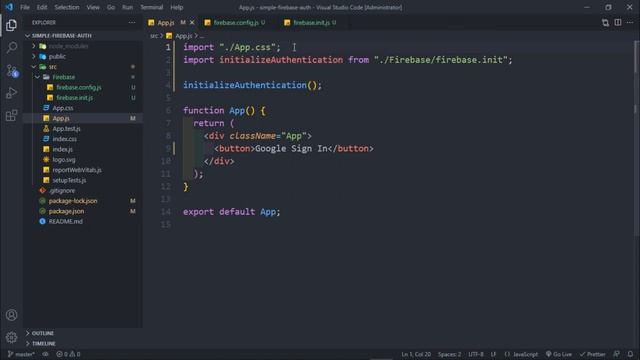 React Firebase Authentication and Implement Google Sign In | ReactJS Firebase tutorial смотреть онлайн