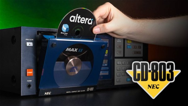 Старый, но не бесполезный. Вертикальный CD-плеер NEC CD-803