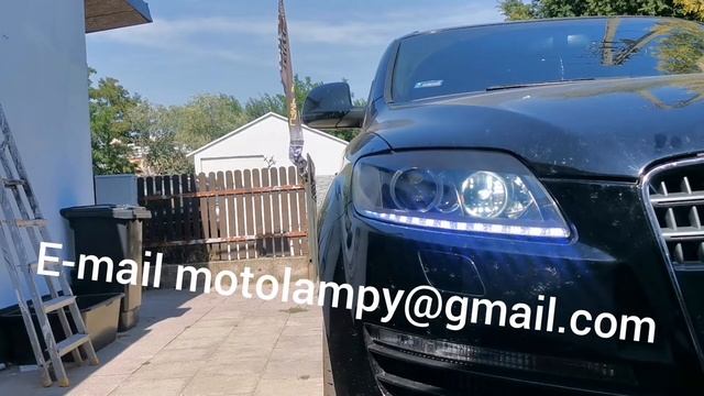 Audi Q7 zwykła oryginalna lampa przerobiona na FULL LED смотреть онлайн