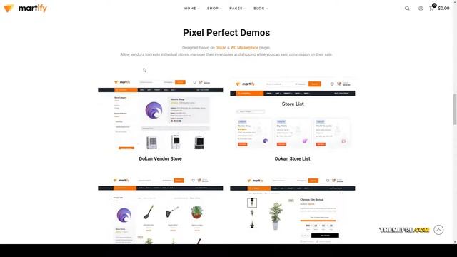Martify - WooCommerce Marketplace WordPress Theme ecommerce dokan Hayashi смотреть онлайн