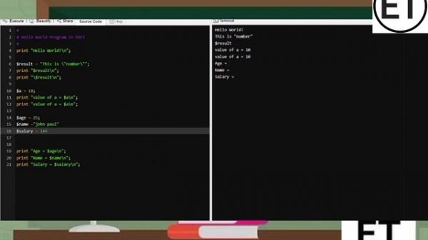 Perl Programming Language Tutorial  Sessions - 1