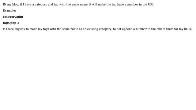 Wordpress: Category and tag with same name смотреть онлайн