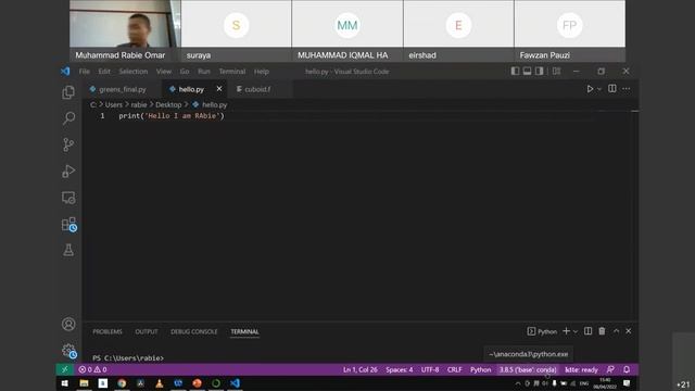 ZCE111 Lecture 1-2: Getting Started with Python смотреть онлайн