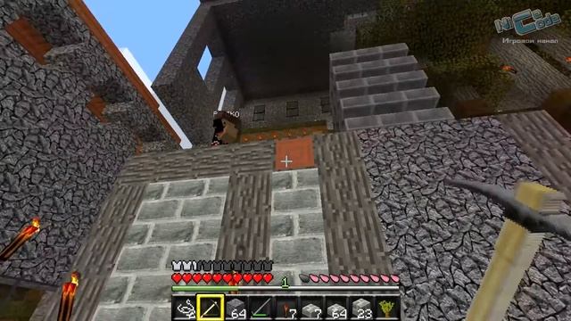 Minecraft #23 - ПОТОЛОК И КРЫША смотреть онлайн