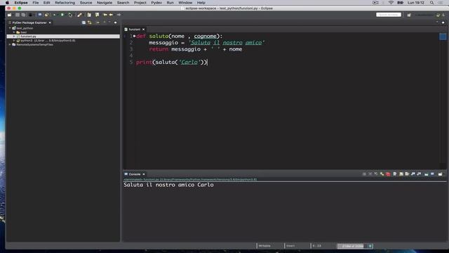 Corso base di Python - 9 Funzioni 1 смотреть онлайн