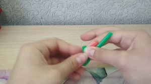 Сердце из трубочек для коктейля