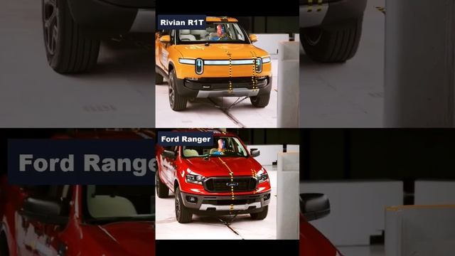 ??? Crash Test Ford Ranger vs Rivian R1T #shorts смотреть онлайн