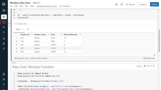 76. Databricks|Pyspark:Interview Question|Scenario Based|Max Over () Get Max value of Duplicate Dat смотреть онлайн