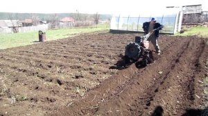 СУПЕР ПОСАДКА КАРТОШКИ МОТОБЛОКОМ В ГРЕБНИ, БОРОЗДЫ