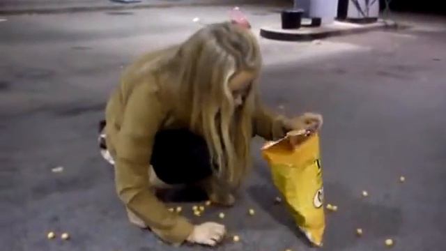 Девушка рассыпала чипсы смотреть онлайн