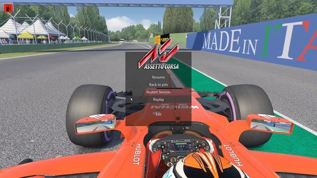 Assetto Corsa - Ferrari SF70H | Kimi Raikkonen Onboard at Imola смотреть онлайн