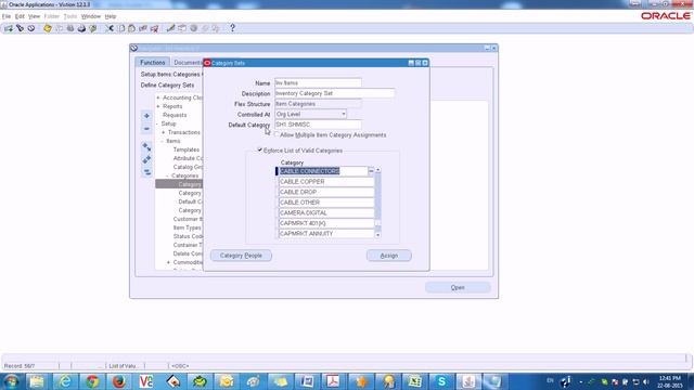 Oracle Inventory Part 12 (Defining Items Category) смотреть онлайн