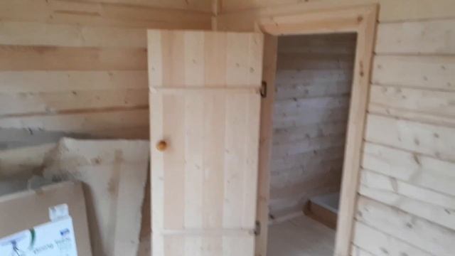 Баня из бруса 4х4 м. под ключ. Обзор. смотреть онлайн