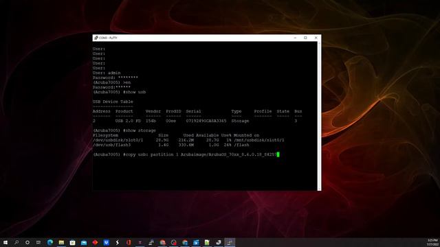 Aruba Mobility Controller AOS Firmware Upgrade - 6.5.x to 8.6.x смотреть онлайн