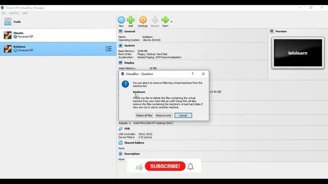 How to Delete a Virtual Machine from VirtualBox?HOW TO UNINSTALL OPERATING SYSTEM ON VIRTUAL MACHIN смотреть онлайн