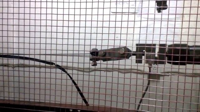 Испытание анкерного зажима PA-07-520 на стенде на разрушающую нагрузку. смотреть онлайн
