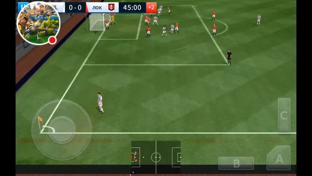 Играем в игру"Dream League". смотреть онлайн