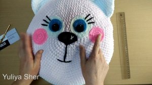 Котоподушка игрушка Вязанная крючком. Как сделать котоподушку своими руками.