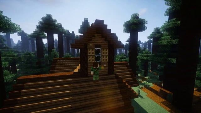 Minecraft | Timelapse: Mega Taiga Starter House (Java) [Download] смотреть онлайн