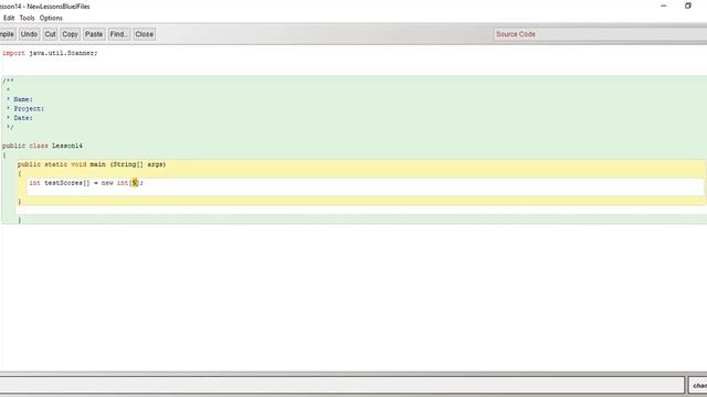 Java - BlueJ - Lesson 14: Introducing and Declaring Arrays смотреть онлайн