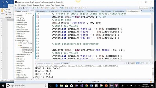 Java Array of Objects, Part 1 смотреть онлайн