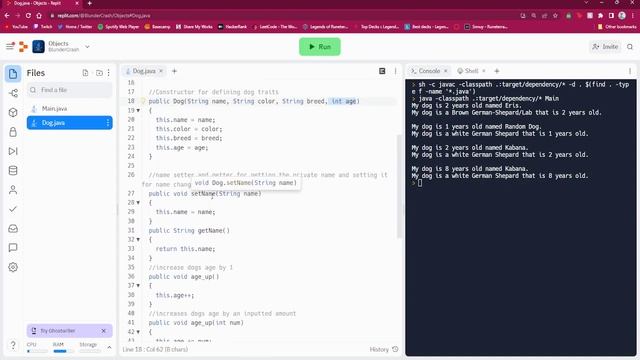 How to create classes and objects in Java. смотреть онлайн