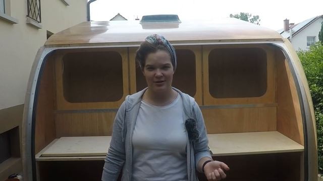 Строим сами жилой прицеп - каплю\дом на колесах. Часть 17 смотреть онлайн