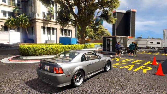 GTA 5 REALISTIC MODS : Ford Mustang Cobra R смотреть онлайн
