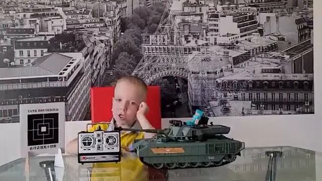 Tank Household Armata   распаковка