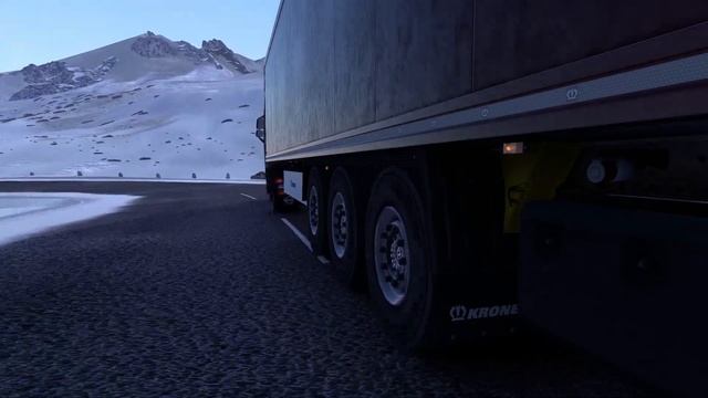 One Of The Most Beautiful Roads In ETS2 Looks Even Better In Winter !!!