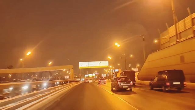 TIMELAPSE. Новорижское шоссе. Дорога из Подмосковья в Москву. Январь 2021 смотреть онлайн