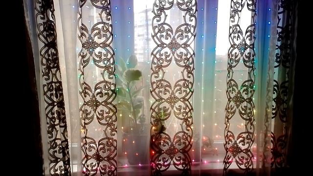 WS2812B гирлянда на окно