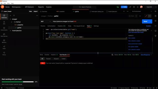 Postman interceptor, скрипты, работа с файлами смотреть онлайн
