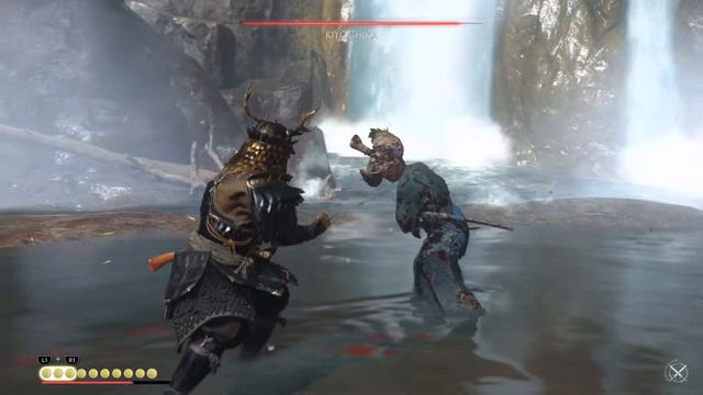 Ghost Of Tsushima Duel Under The Falling Waters